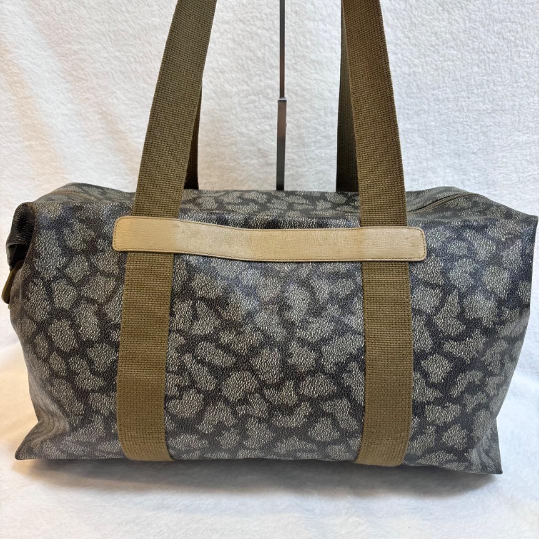 【希少✨】美品　イヴサンローラン ボストンバッグ　PVC 大容量