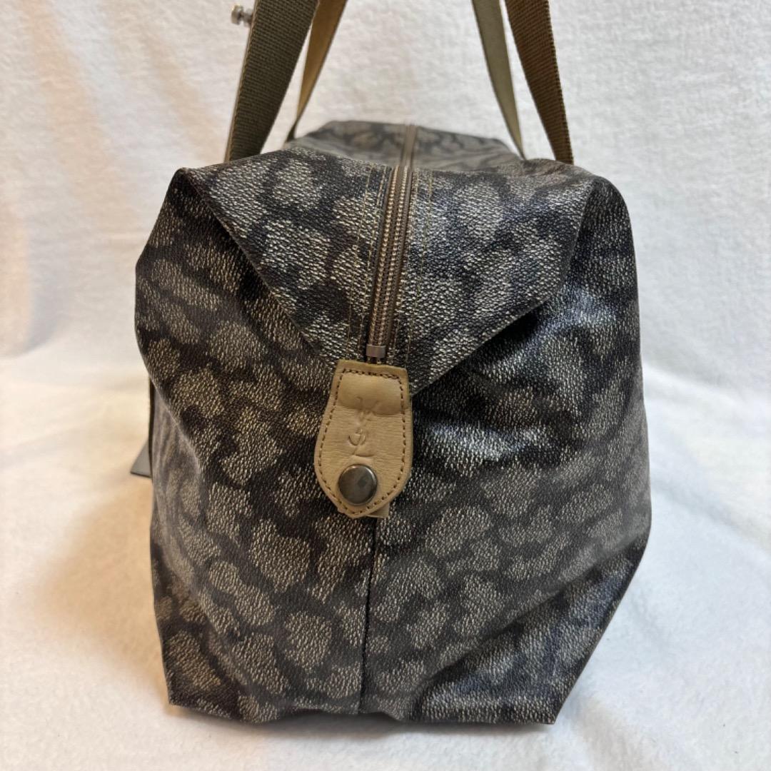 【希少✨】美品　イヴサンローラン ボストンバッグ　PVC 大容量