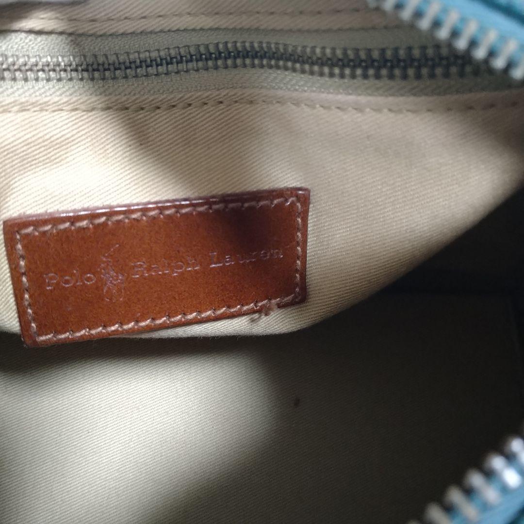 【美品✨】ポロ　ラルフローレン　ミニ　ボストンバッグ　ハンドバッグ　PVC