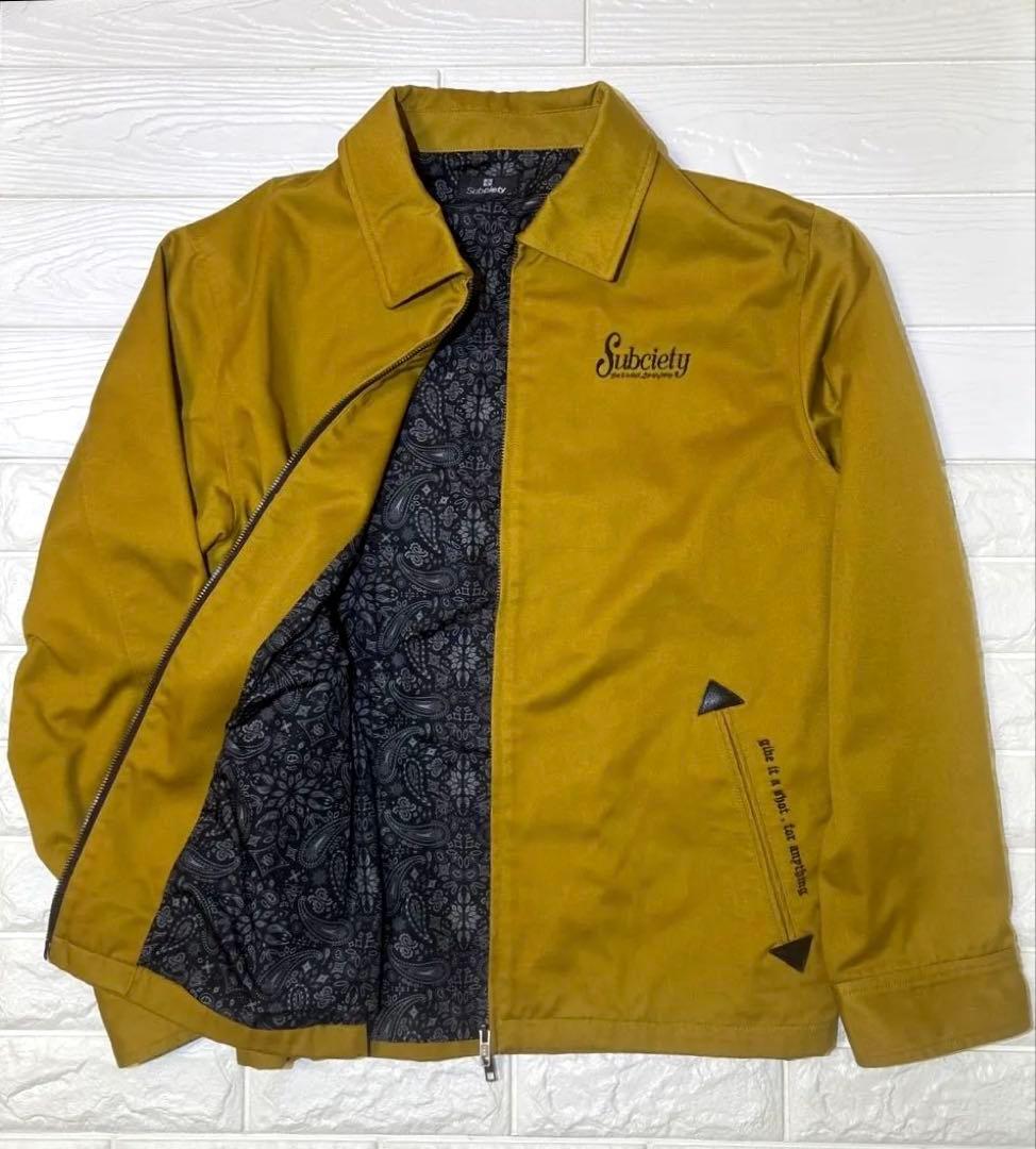 Subciety サブサエティ ジャケット 裏地ペイズリー XL