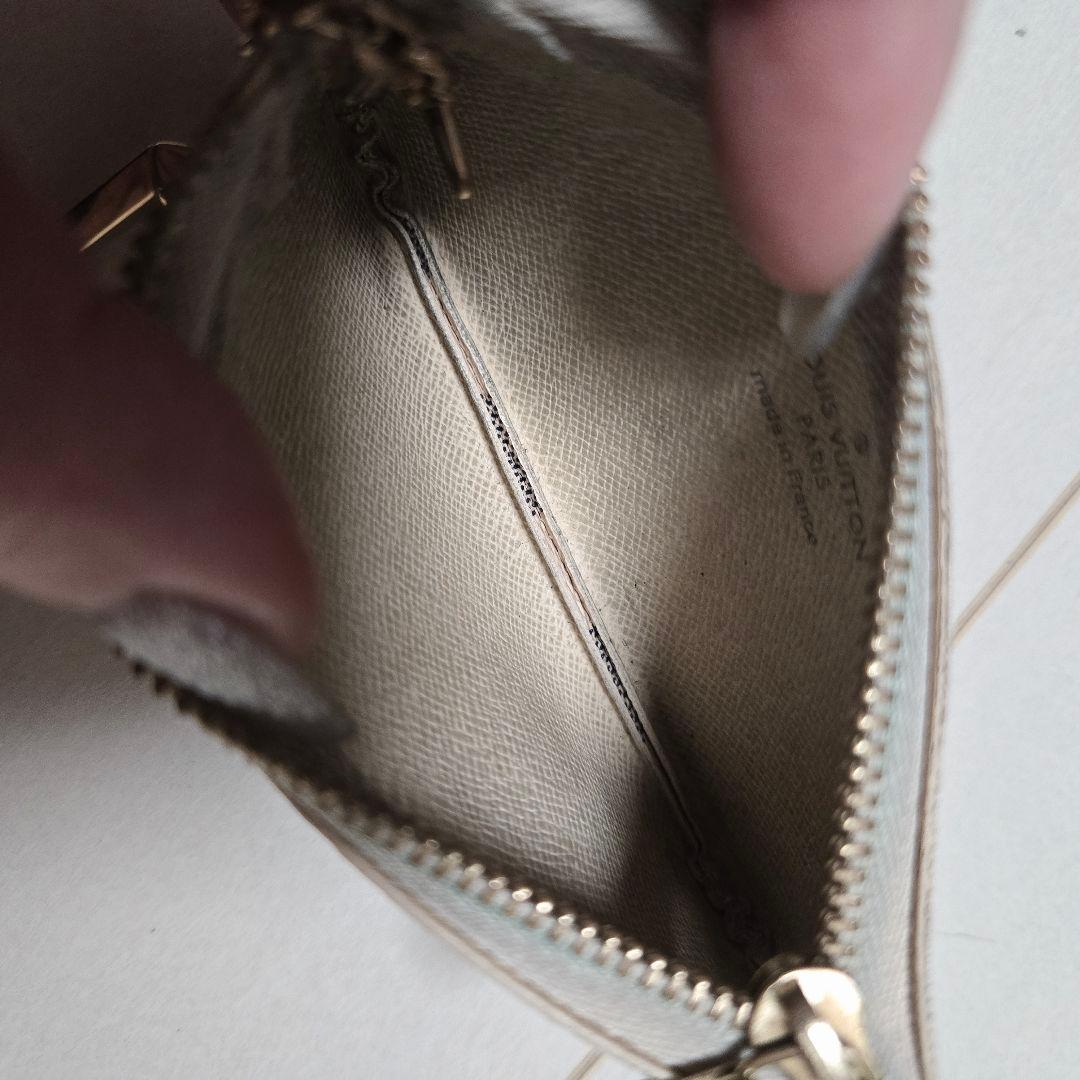 ルイヴィトン LV ポシェット クレ 小銭入 れ ケース ダミエアズール