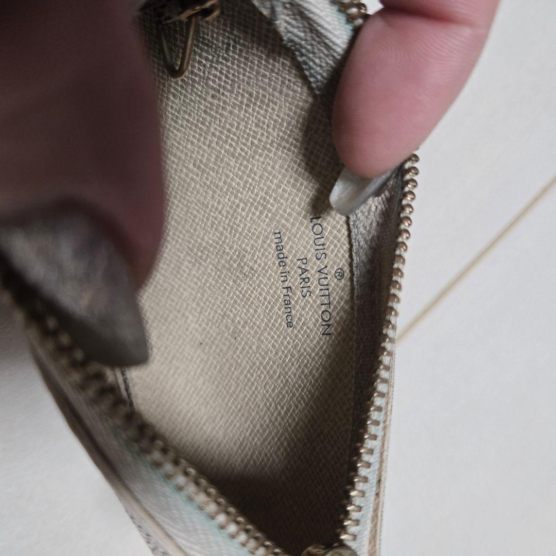 ルイヴィトン LV ポシェット クレ 小銭入 れ ケース ダミエアズール