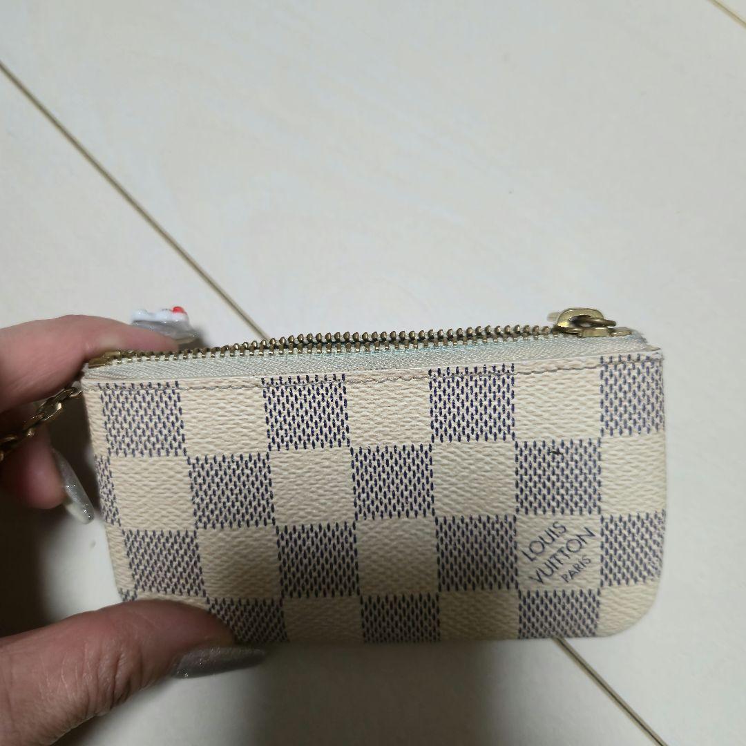 ルイヴィトン LV ポシェット クレ 小銭入 れ ケース ダミエアズール