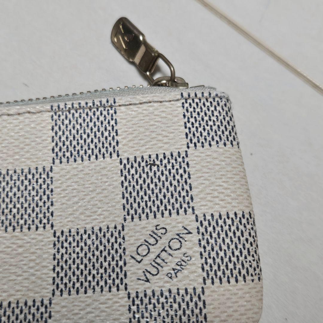 ルイヴィトン LV ポシェット クレ 小銭入 れ ケース ダミエアズール