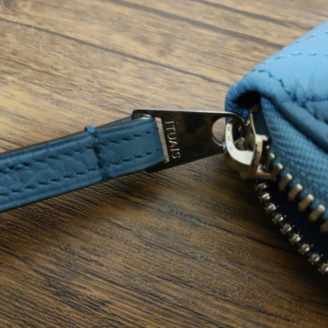 ITUAIS イトゥアイス キルティング レザー 本革 長財布 ロングウォレット