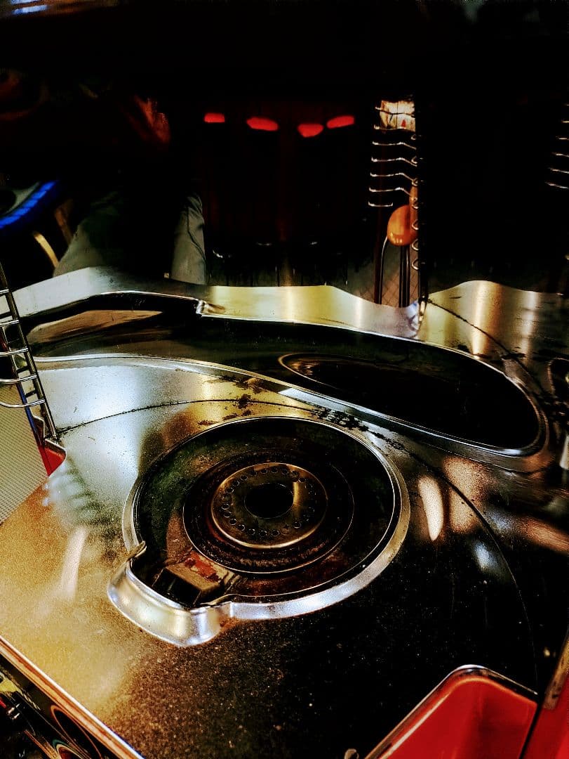 レトロ石油ストーブ　NEC石油ストーブDP-295HA アウトドア　昭和レトロ