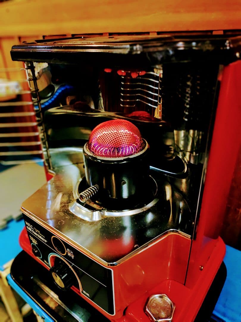 レトロ石油ストーブ　NEC石油ストーブDP-295HA アウトドア　昭和レトロ