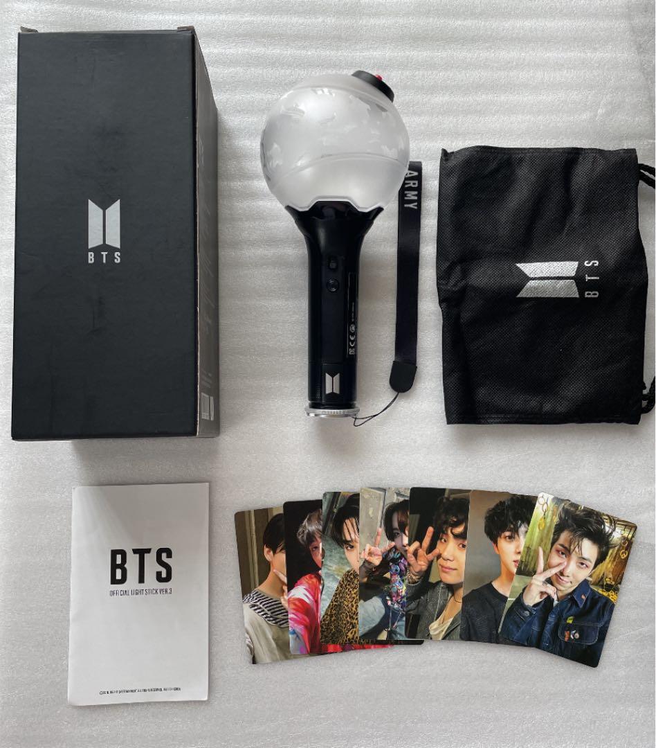 BTS ペンライト VER.3 MOTS カップホルダー