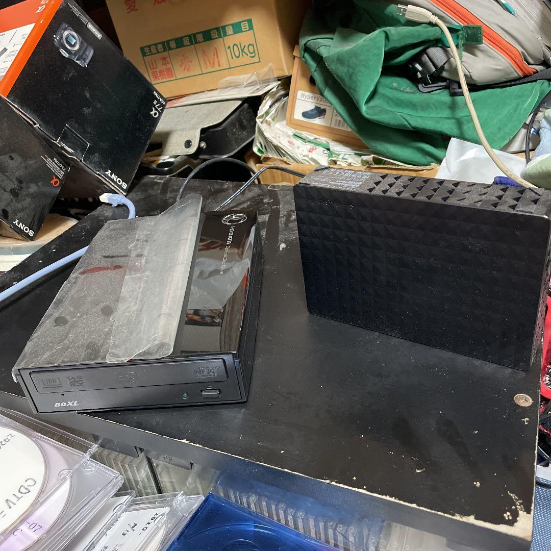 BDドライブとHDD