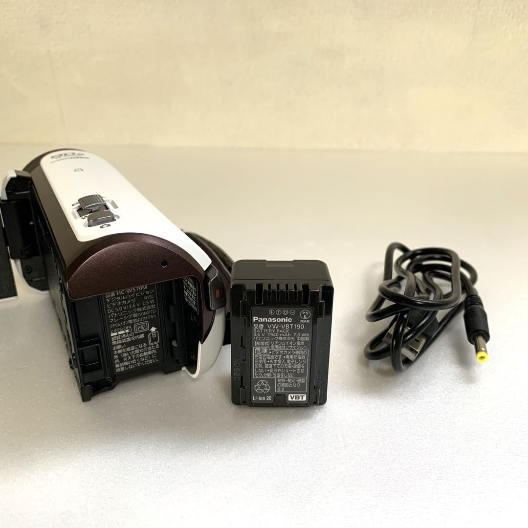 Panasonic ビデオカメラ【美品】 　HC-W570M ワイプ撮影対応