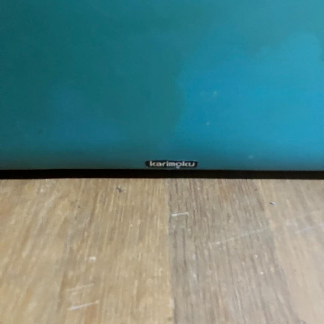 P0745 Karimoku(カリモク) レザー 2掛けソファ グリーン