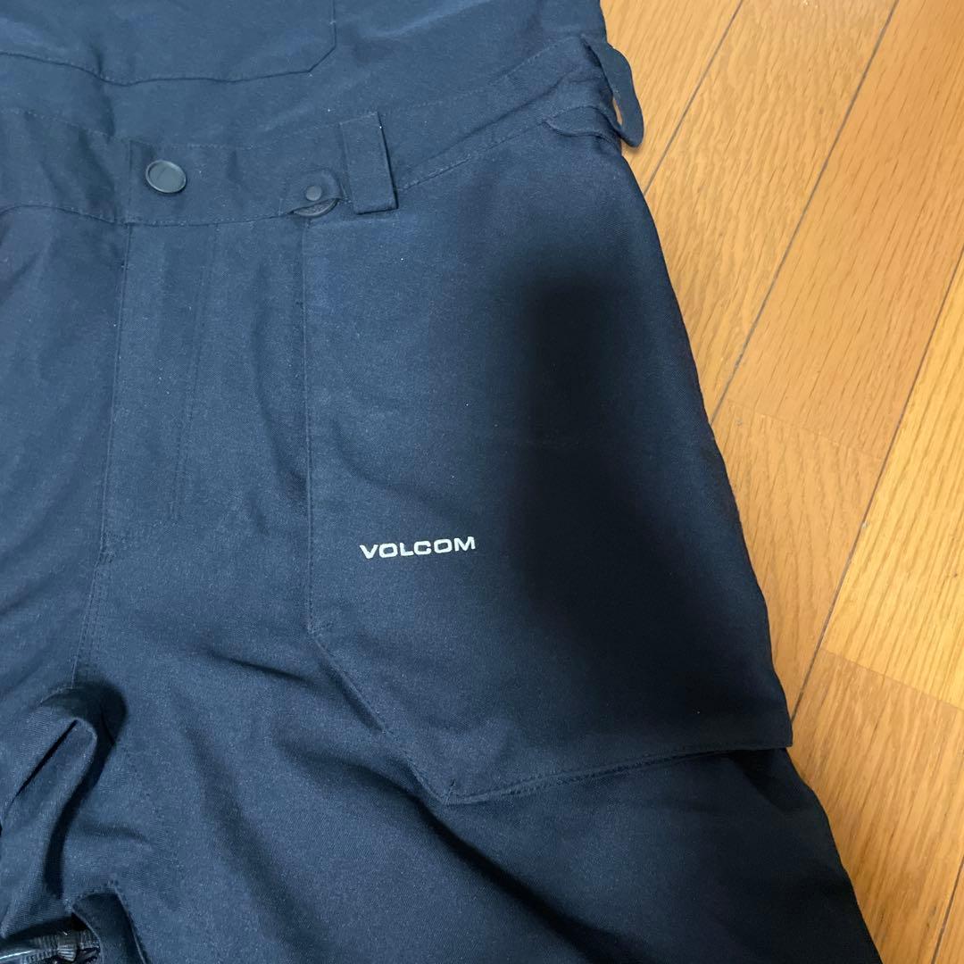 VOLCOM ブラック ビブパンツ オーバーオール