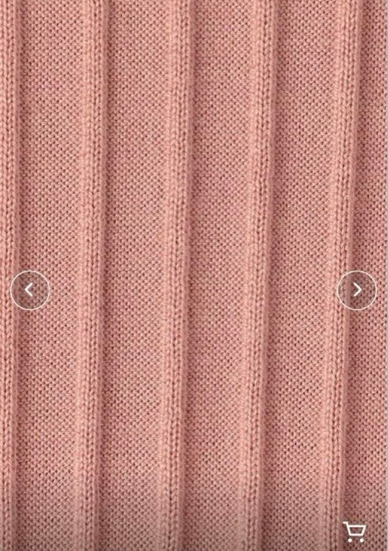 【2回着用】トゥモローランド　カシミヤシルクリブ クルーネックプルオーバー