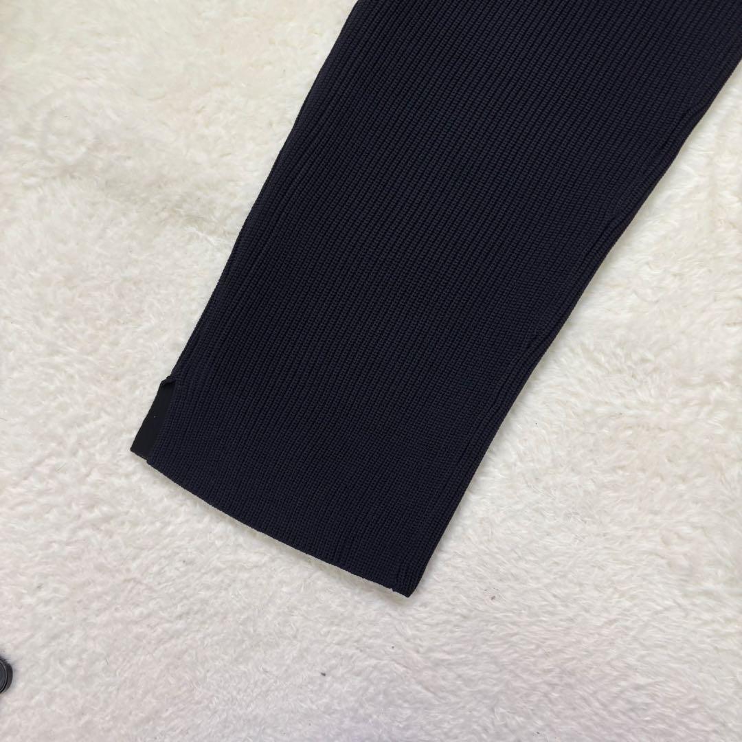 未使用級　PGG リブ編みパンツ Lサイズ ダークネイビー　冬用