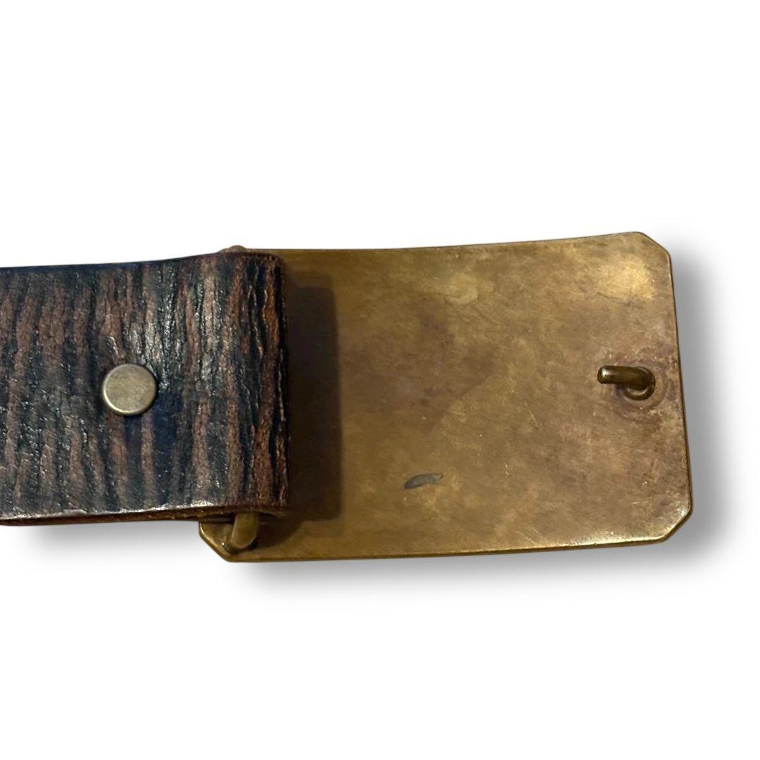 RRL スタデッドベルト ロングホーン イタリア製 30 希少 タグ付き