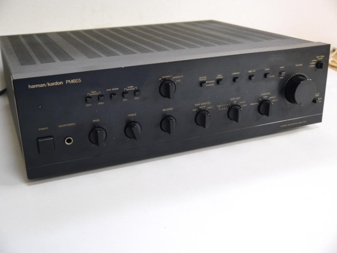 ｈarman/kardon　　プリメインアンプ　PM665　　動作品