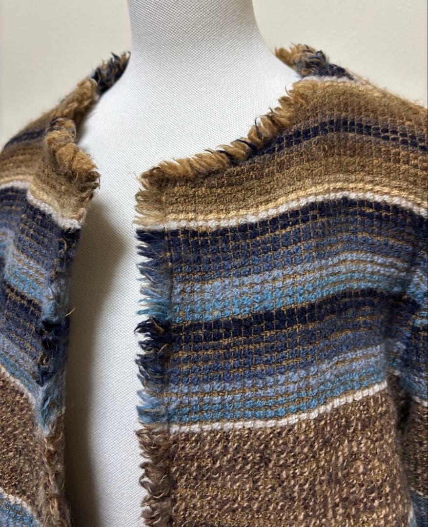 45R(フォーティーファイブアール)ボーダーカーディガン＊2＊美品