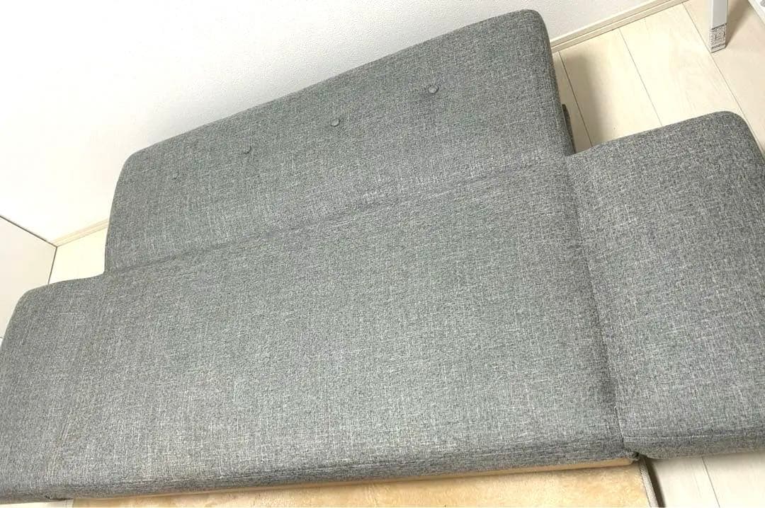 LOWYA ロウヤ ソファ グレー ファブリックソファ ソファベッド
