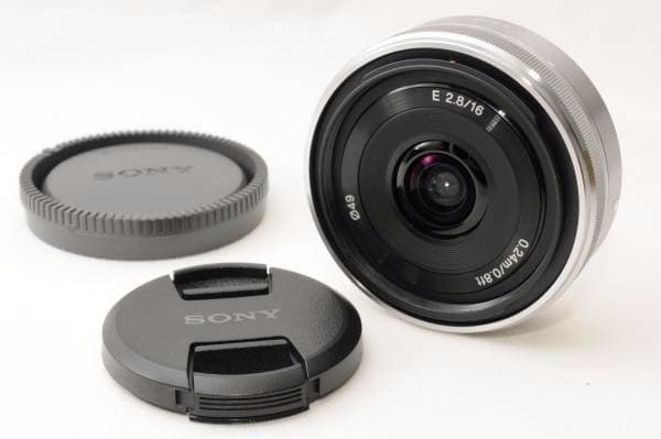 SONY パンケーキレンズ 単焦点 E 16mm F2.8