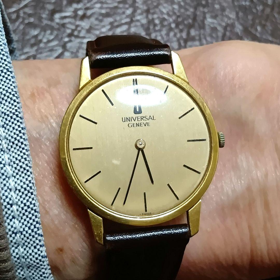 @*E様 【アンティーク】UNIVERSAL GENEVE 手巻き時計 ゴールド