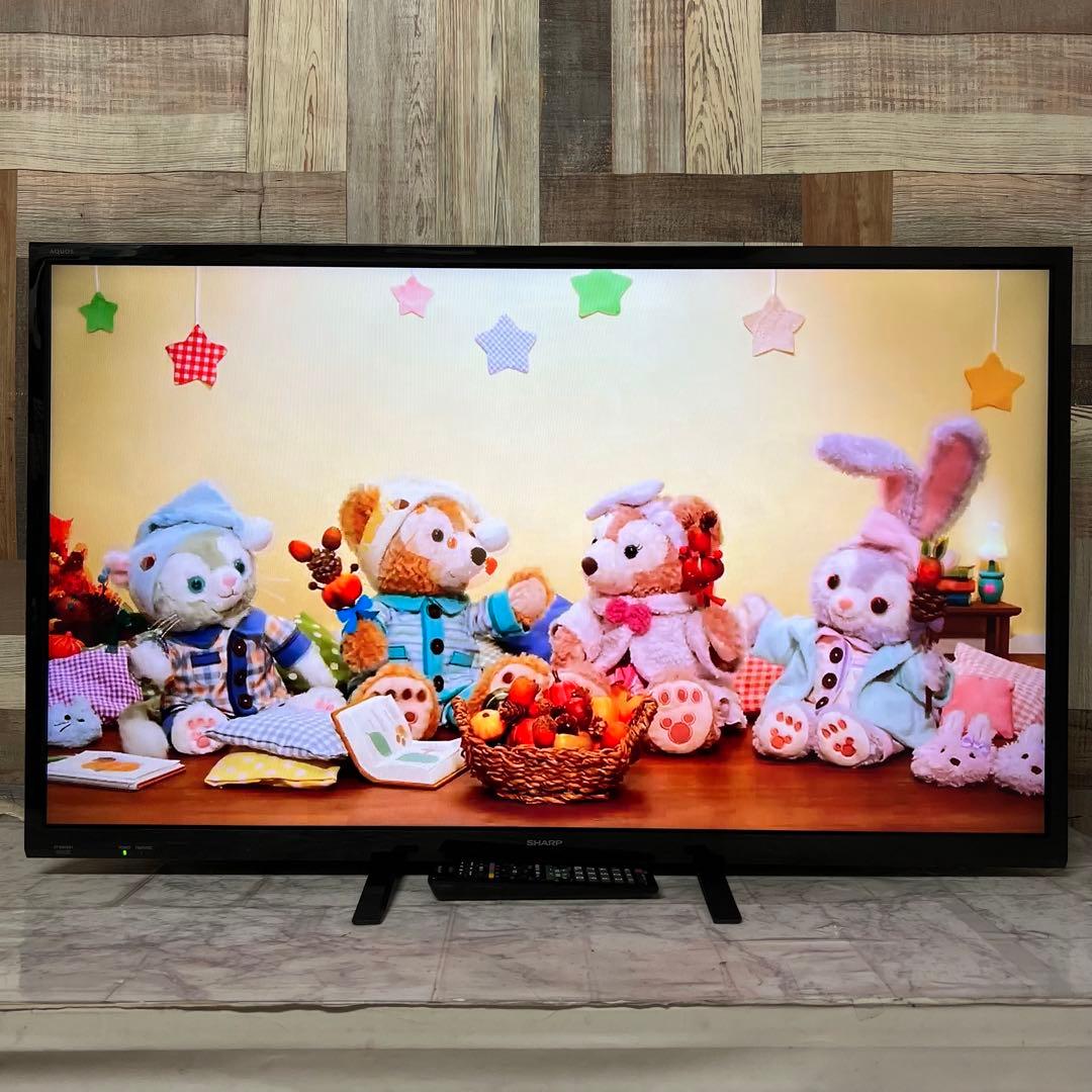 即日受渡❣️全国送料込SHARP 40インチ 液晶テレビ AQUOS HDD録画○