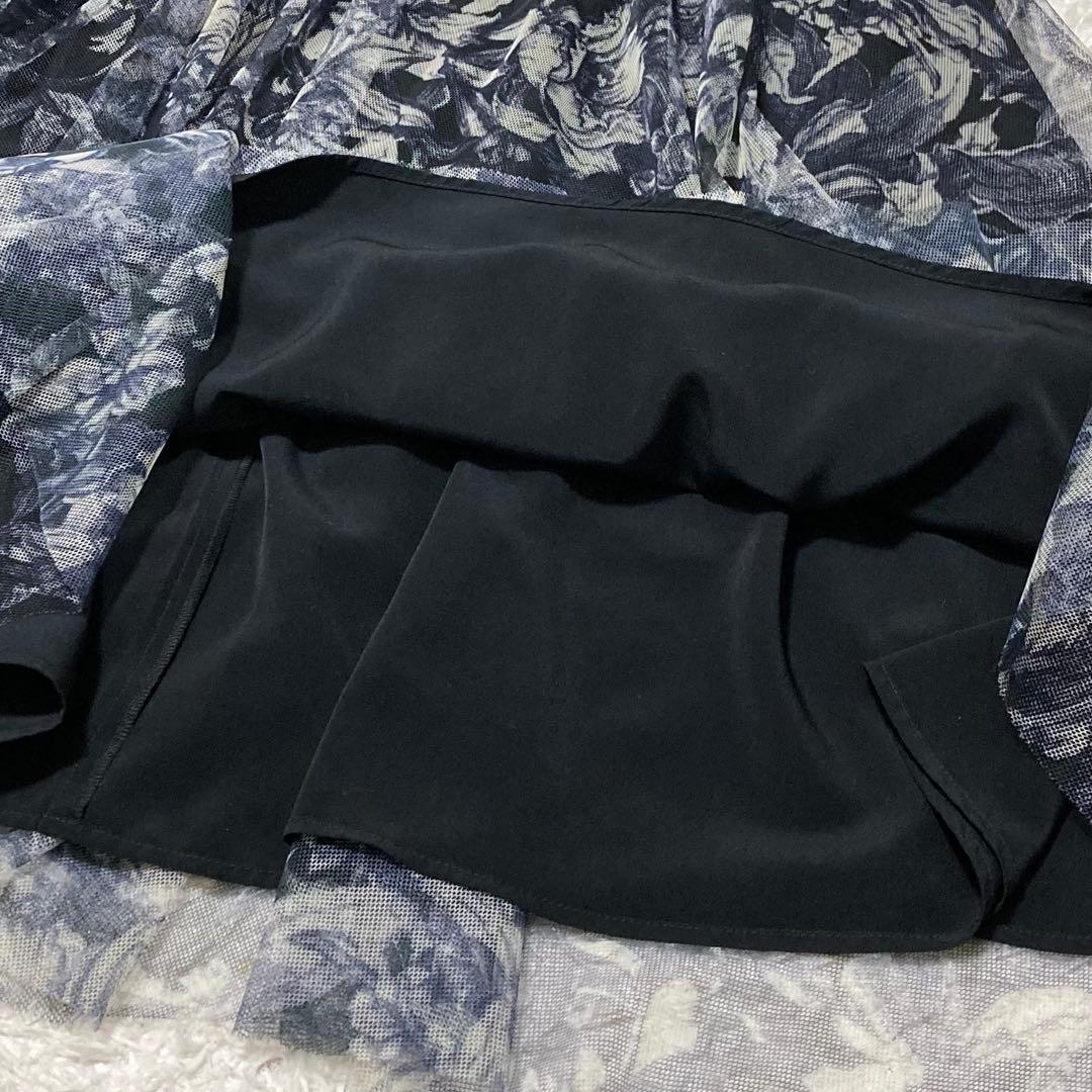 極美品♡ EPOCA STORIA フィオーレチュールプリントフレアスカート