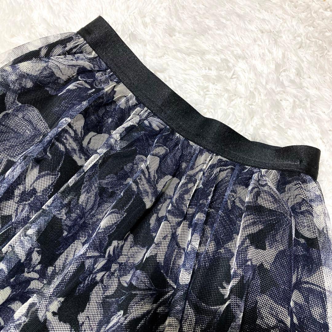 極美品♡ EPOCA STORIA フィオーレチュールプリントフレアスカート