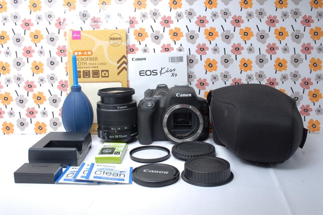 ❤Canon kiss X9❤高性能一眼レフカメラ❤手ぶれ補正レンズ❤スマホ転送