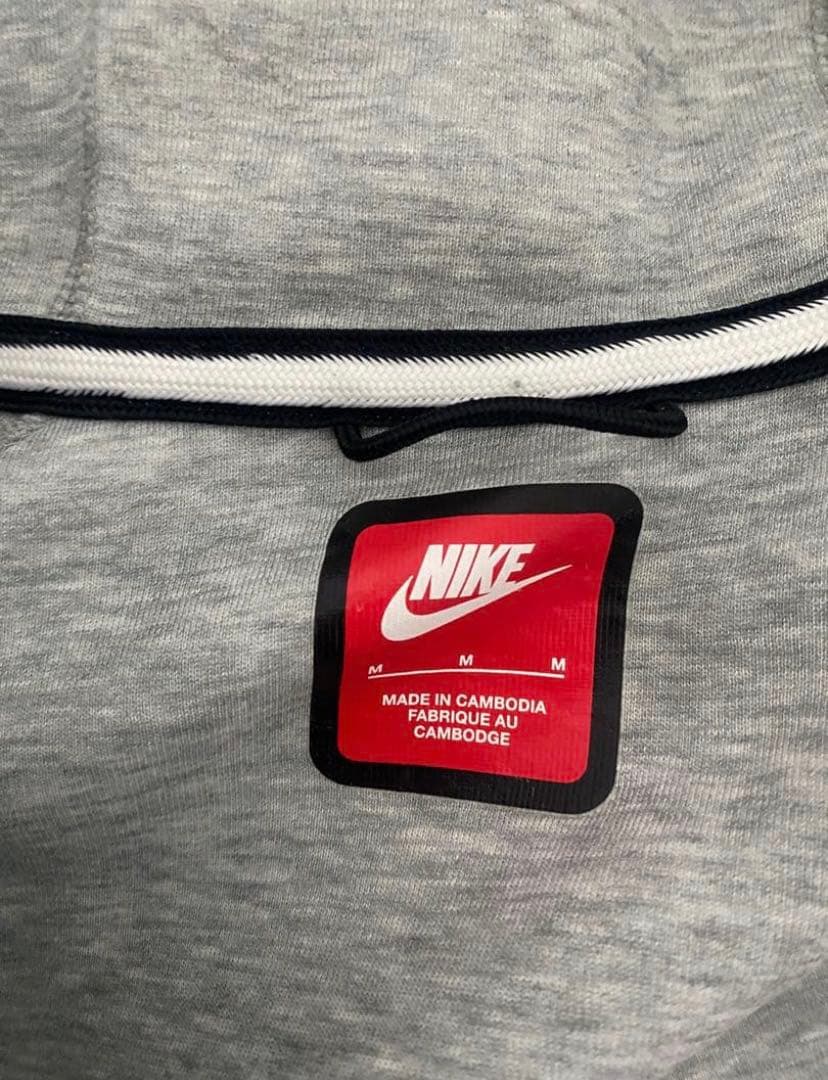 NIKE ナイキ テックフリース フルジップパーカー グレー ブラック M