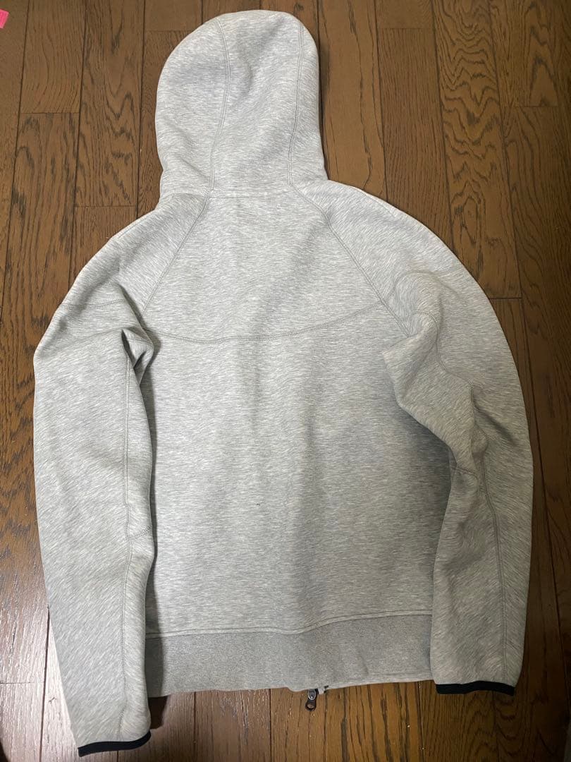 NIKE ナイキ テックフリース フルジップパーカー グレー ブラック M