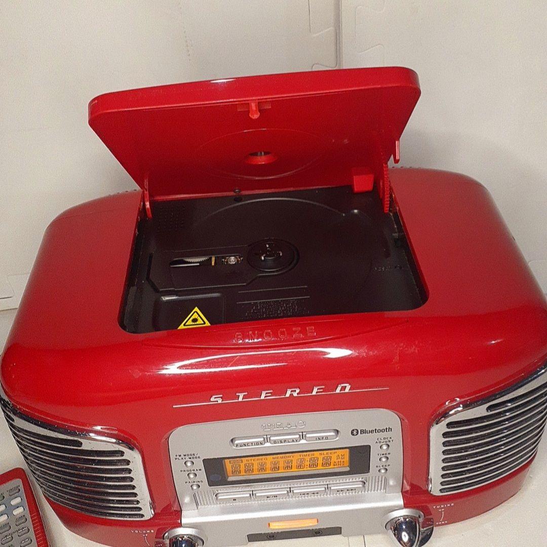 【レア美品】TEAC SL-D930 レッド CD ラジオ bluetooth