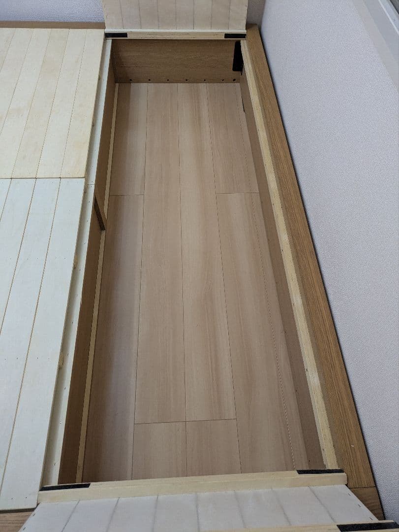 s*1様 【配送料込み】無印良品 セミダブル 収納付き