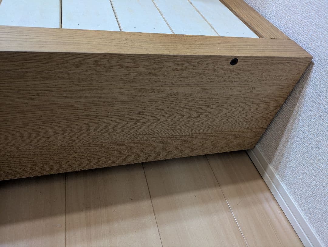 s*1様 【配送料込み】無印良品 セミダブル 収納付き