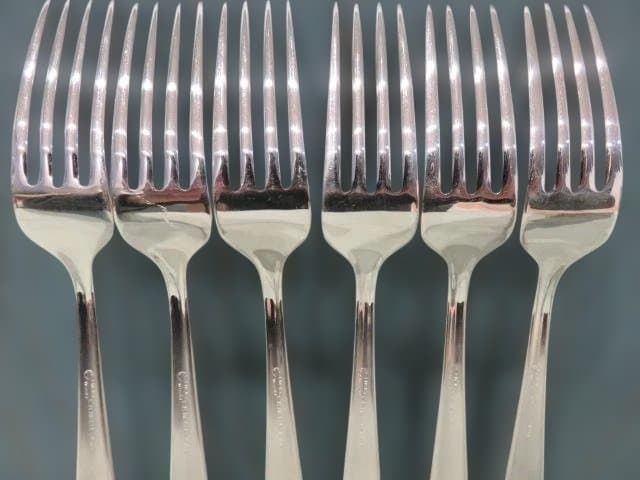 ラッキーウッド　ロッキンガム　未使用　保管品　18本セット　洋白銀　当時物　希少