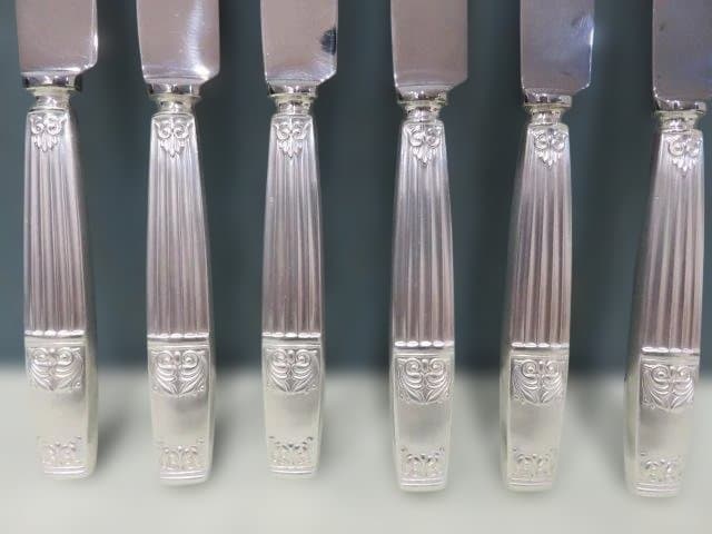 ラッキーウッド　ロッキンガム　未使用　保管品　18本セット　洋白銀　当時物　希少