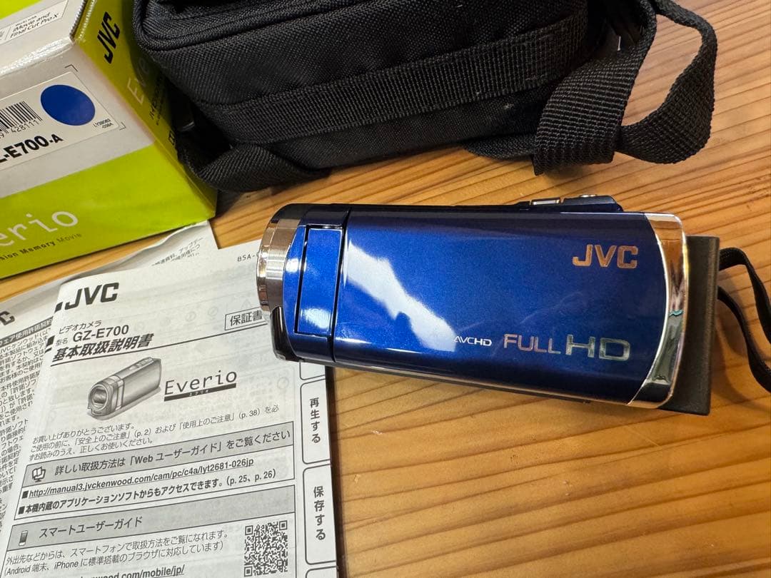 JVC Everio GZ-E700 フルHDビデオカメラとＢＤライターのセット