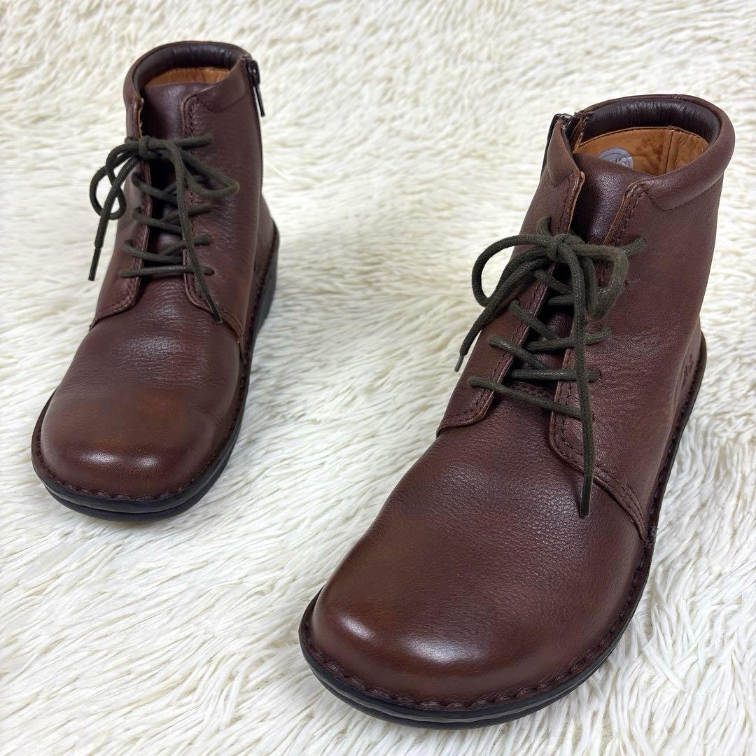 HPS、ショートブーツ、本革、サイドジップ、外反母趾、健康靴