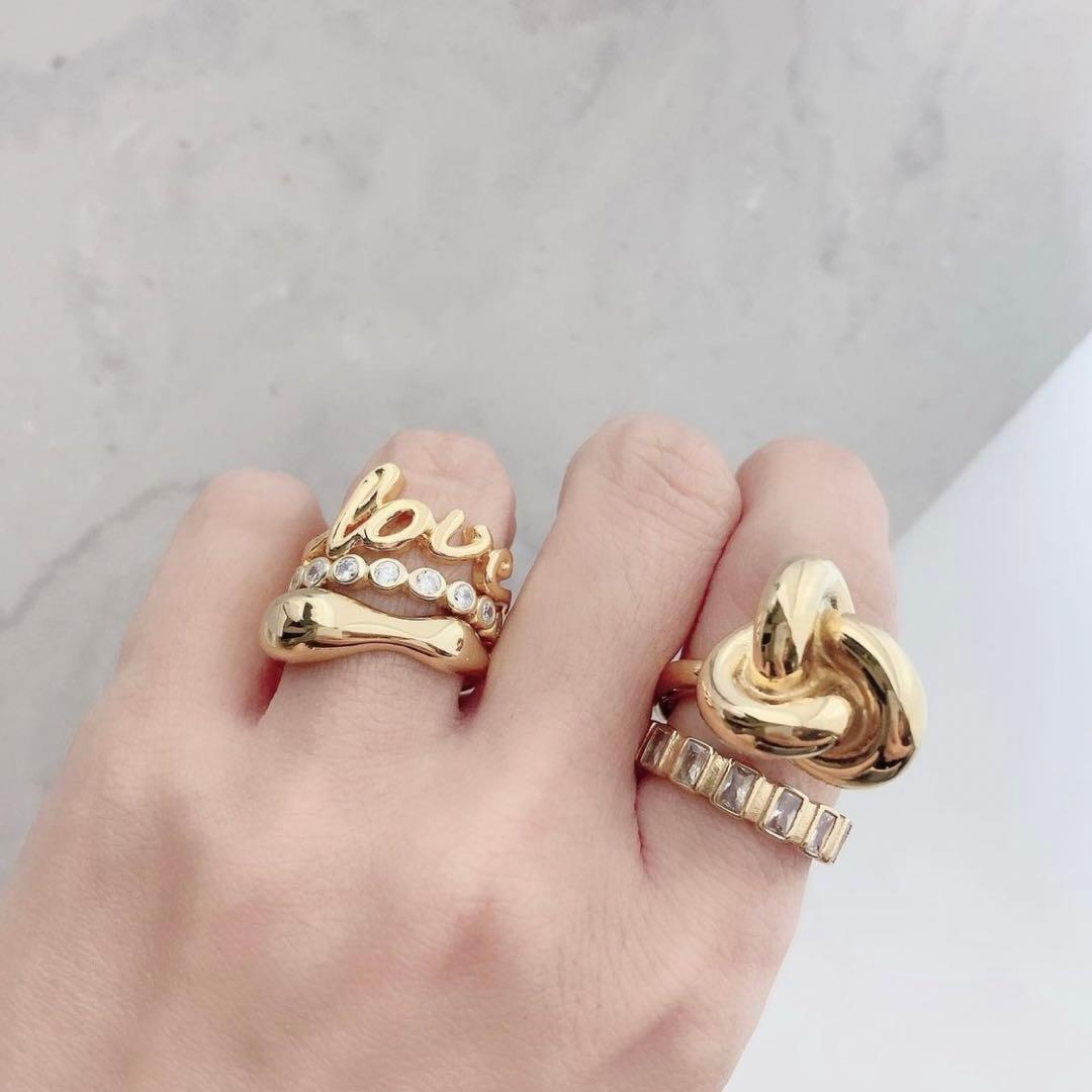 BONHEUR＊リング3つセット