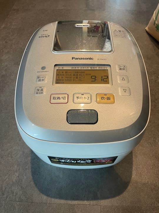 炊飯器・餅つき機 Panasonic SR-PA107-W