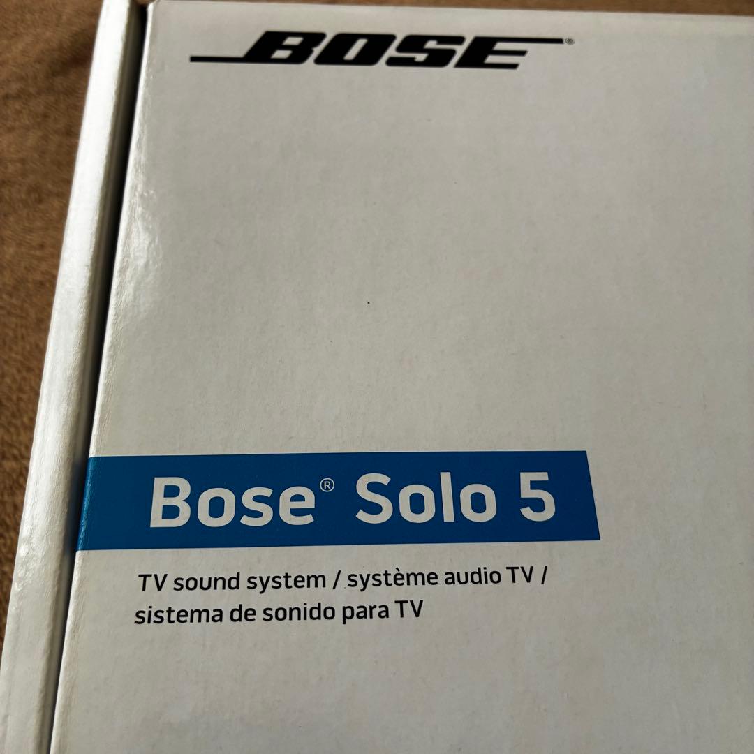BOSE TV Sound system SOLOシリーズ SOLO 5 箱あり