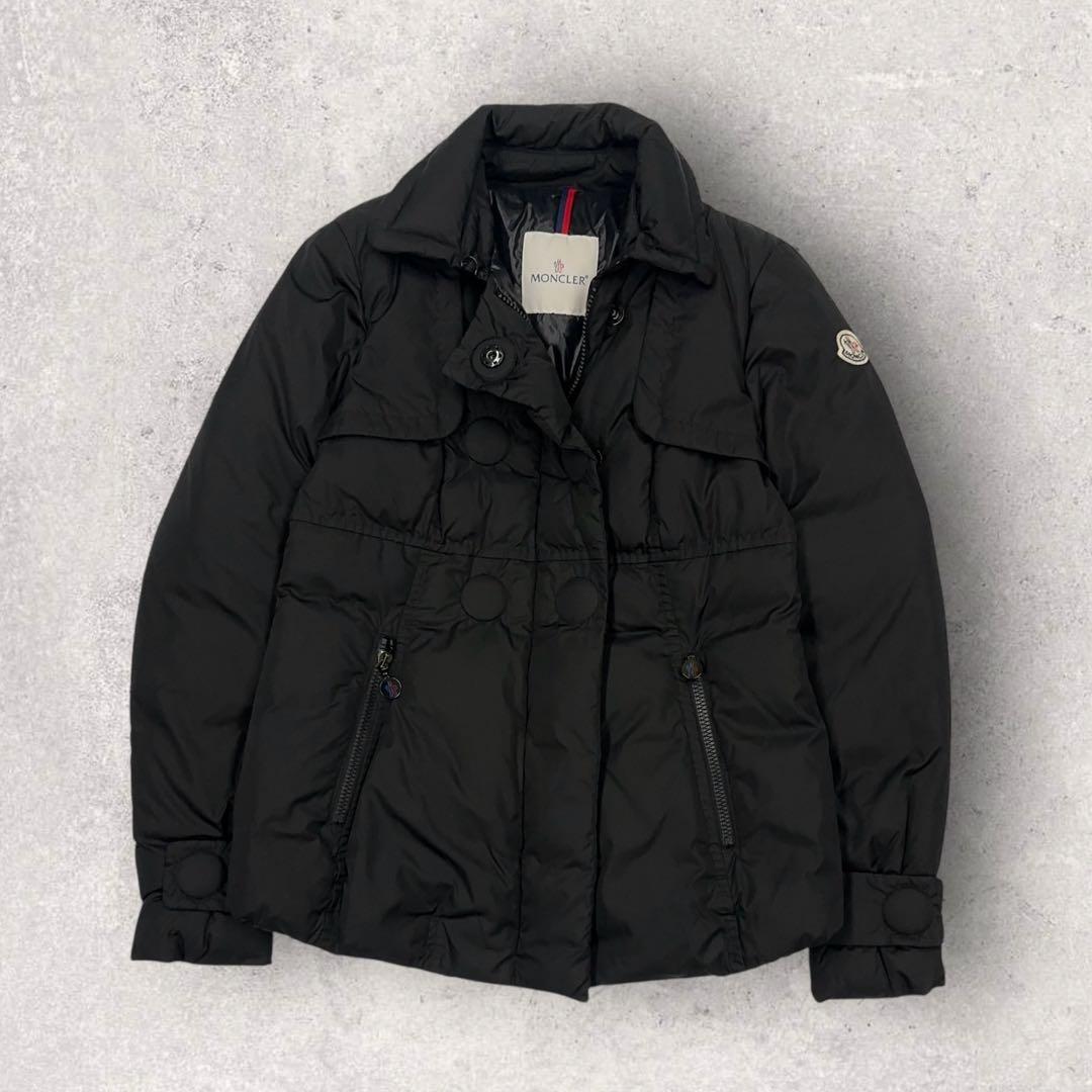 1966【美品・コード鑑定済み】モンクレール　POISON ダウンジャケット　黒