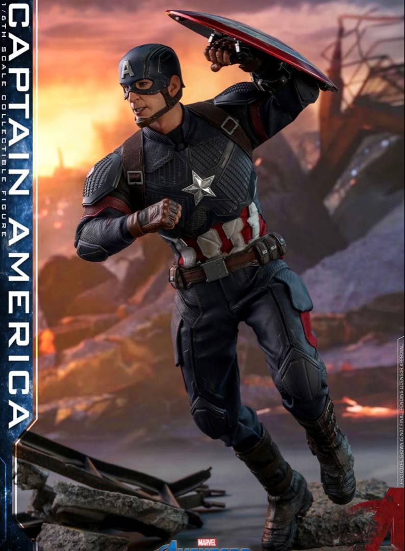 hottoys ホットトイズ　アベンジャーズ　marvel キャプテンアメリカ