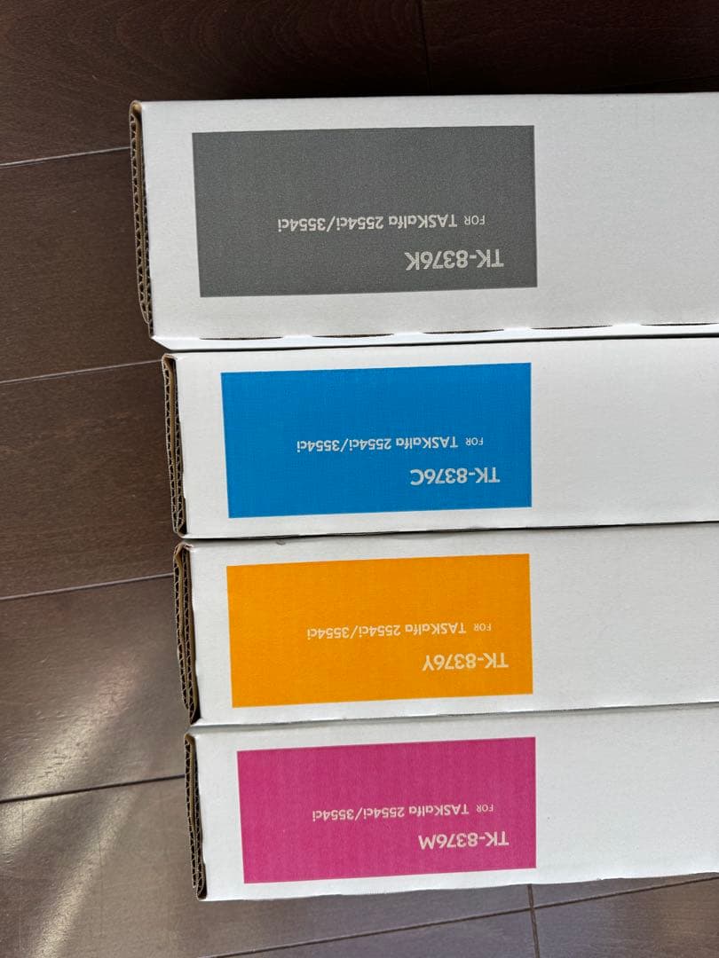 京セラ 純正トナーTK-8376 4色セット　Y.C.M.K 新品　未使用