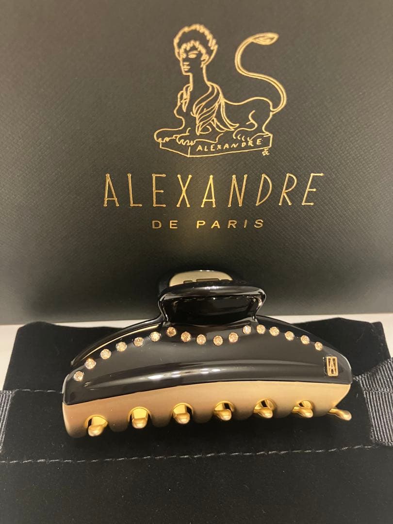 アレクサンドルドゥパリパリ　ヴァンドーム　クリップ　ブラック