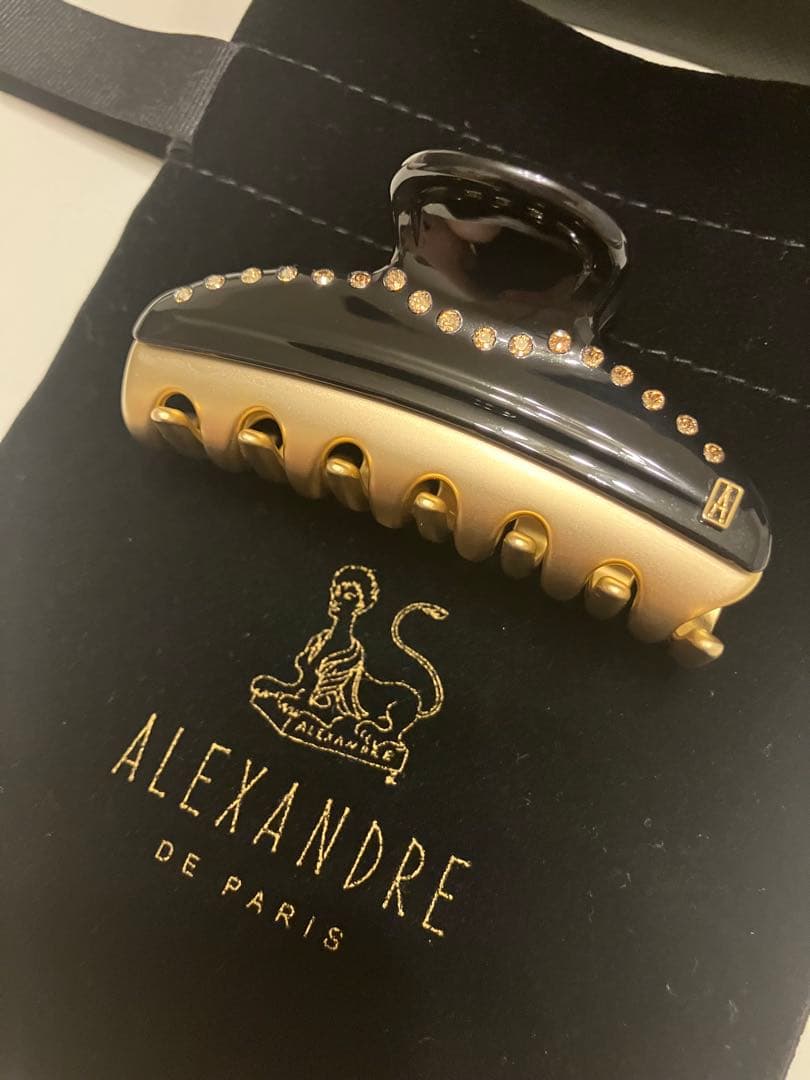 アレクサンドルドゥパリパリ　ヴァンドーム　クリップ　ブラック