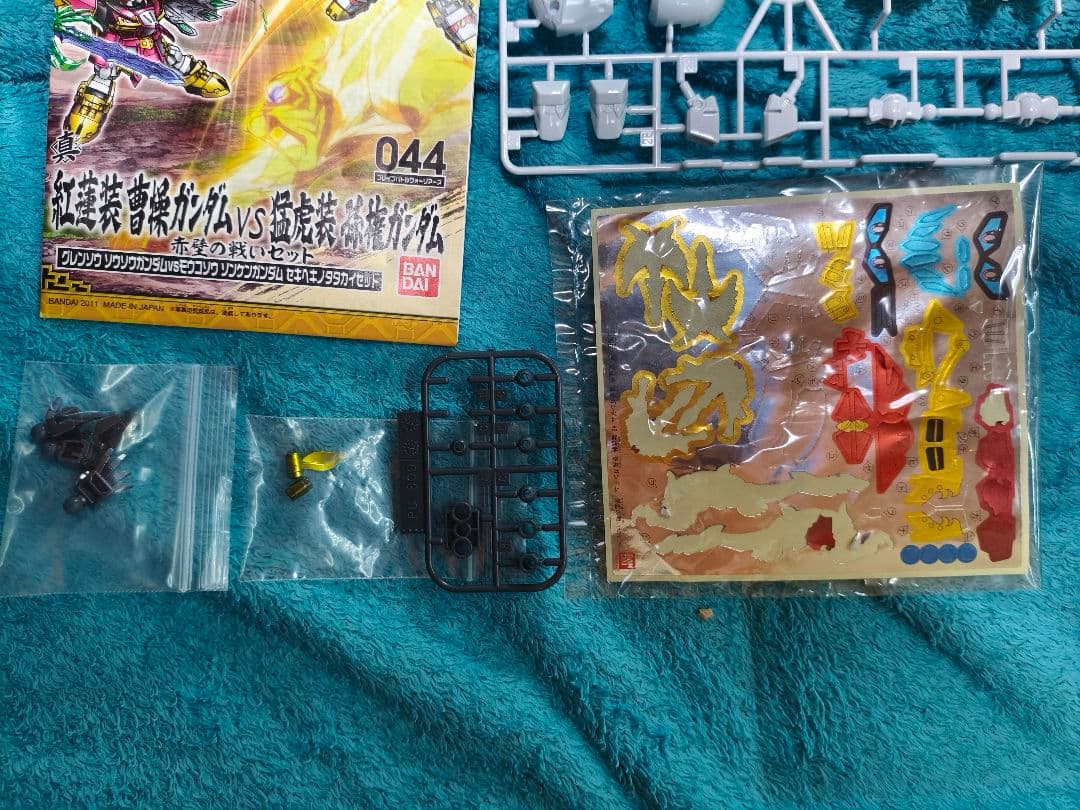 SDガンダム三国伝 (塗装済み) 機武帝 紅蓮装 曹操ガンダム ❗オマケ付き❗