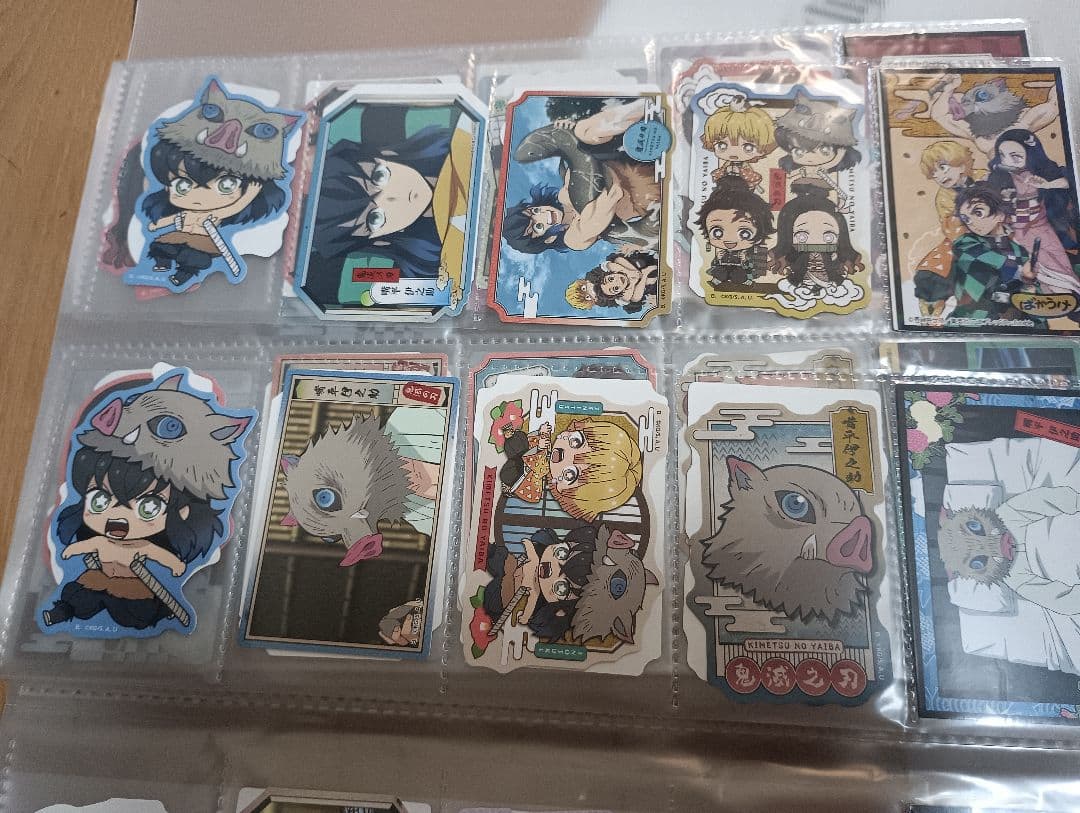 鬼滅の刃　ダイカットステッカー　まとめ売り　ステッカー　カードダス