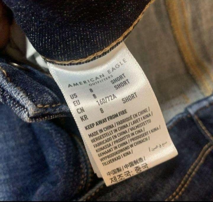 【大人気モデル新品】アメリカンイーグル　ジェギング　スキニー　8ショート　us8