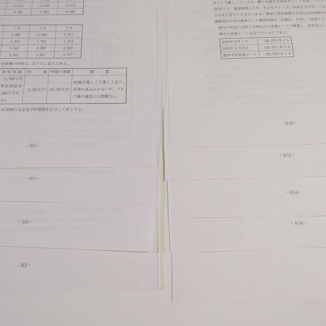 税理士試験 財務諸表論 直前対策セット