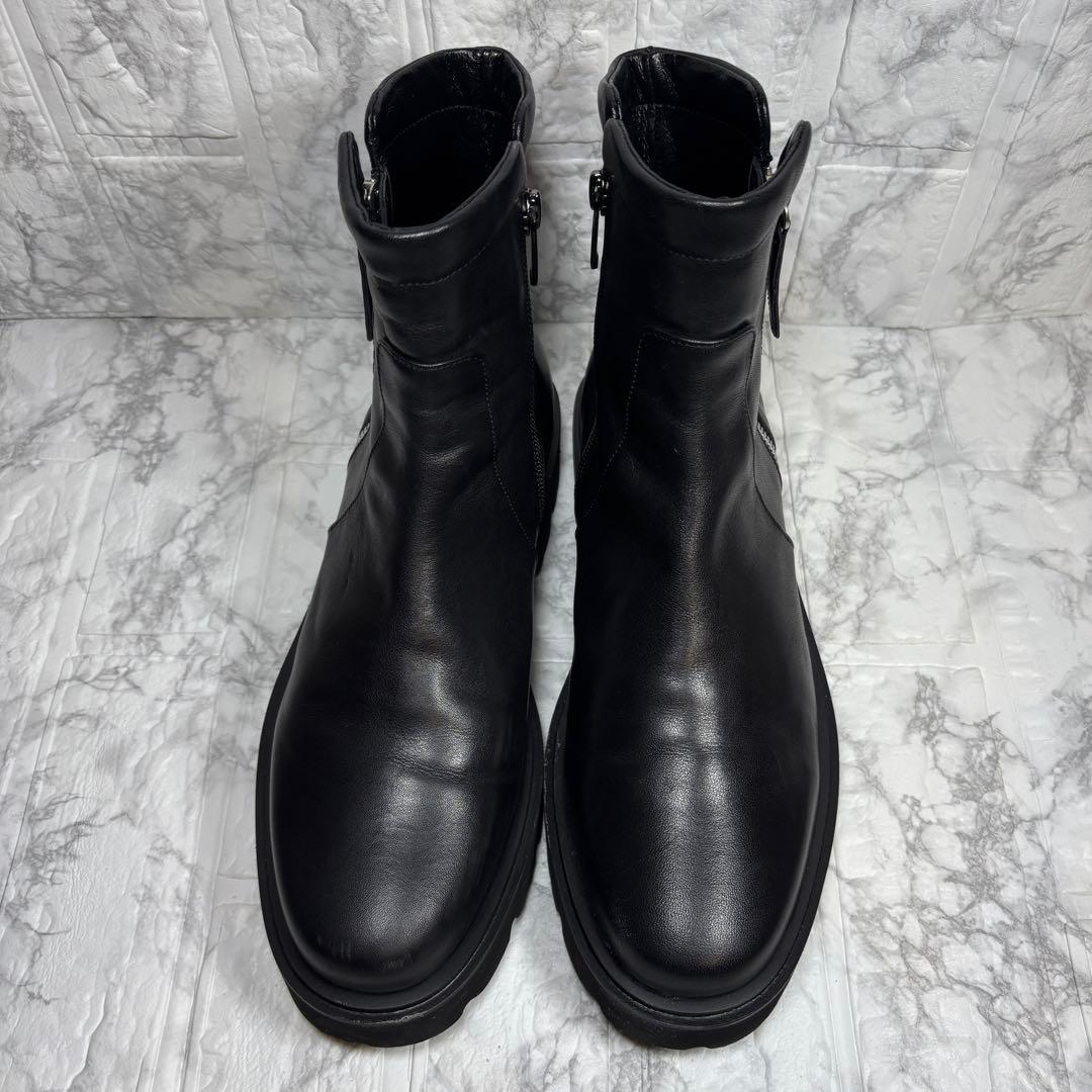 【美品】卑弥呼 ヒミコ サイドジップ トラックソール ブーツ 24.5